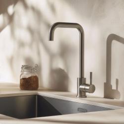Pure.Sink Elite Steel Pure kitchen faucet stainless steel PS8010-02