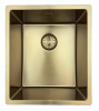 Pure.Sink Prestige sink 34x40 cm PVD Gold 10mm radius undermount, flush mount, and top mount PPG3440-60