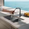 Pure.Sink Elite Steel Spark-S kitchen faucet PVD Gun Metal with pull-out spout PS8041-61