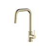 Pure.Sink Elite Steel Crystal-S kitchen faucet PVD brushed gold with pull-out spout PS8050-60