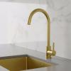 Pure.Sink Elite Steel Stream kitchen faucet PVD brushed gold PS8044-60