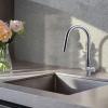 Pure.Sink Elite Steel Stream-S kitchen faucet stainless steel with pull-out spout PS8045-02