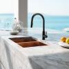 Pure.Sink Elite Steel Stream-S kitchen faucet Matte Black with pull-out spout PS8045-10