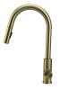 Pure.Sink Elite Steel Stream-S kitchen faucet PVD brushed gold with pull-out spout PS8045-60