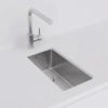 Pure.Sink Exclusivo small stainless steel sink 18x40 cm 10mm radius undermount, flush mount and top mount PEX1840-02