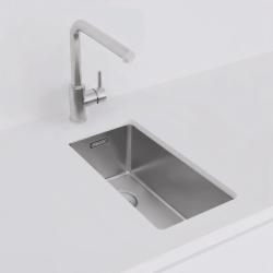 Pure.Sink Exclusivo small stainless steel sink 18x40 cm 10mm radius undermount, flush mount and top mount PEX1840-02