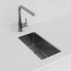 Pure.Sink Exclusivo Gun metal small sink 18x40 cm 10mm radius undermount, flush mount and top mount PEX1840-61