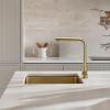 Pure.Sink Exclusivo Gold sink 34x40 cm 10mm radius undermount, flush mount and top mount PEX3440-60