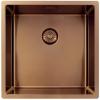 Pure.Sink Exclusivo Copper Sink 40x40 cm 10mm radius undermount, flush mount and top mount PEX4040-62