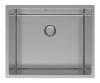 Pure.Sink Exclusivo Stainless Steel Sink 50x40 cm 10mm radius undermount, flush mount and top mount PEX5040-02