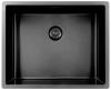 Pure.Sink Exclusivo Gun Metal Sink 50x40 cm 10mm radius undermount, flush mount and top mount PEX5040-61