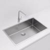 Pure.Sink Exclusivo large stainless steel sink 70x40 cm 10mm radius undermount, flush mount and top mount PEX7040-02