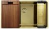 Pure.Sink Exclusivo large Gold sink 70x40 cm 10mm radius undermount, flush mount and top mount PEX7040-60