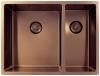 Pure.Sink Exclusivo Copper 1.5 one and a half bowl sink 34+18 cm 10mm radius PEX341840-62