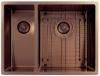 Pure.Sink Exclusivo Copper 1.5 one and a half bowl sink 18+34cm 10mm radius PEX183440-62