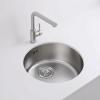 Pure.Sink Rondo Stainless Steel Round Sink for flush-mount, under-mount and top-mount 38 cm PRN38-02