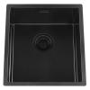 Pure.Sink Luxion PVD Black sink 36x40 cm undermount, flush mount, and top mount PLX3640-63