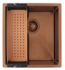 Pure.Sink Luxion Copper sink 36x40 cm undermount, flush mount, and surface mount PLX3640-62