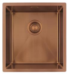 Pure.Sink Luxion Copper sink 36x40 cm undermount, flush mount, and top mount PLX3640-62
