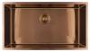 Pure.Sink Luxion Large copper sink 74x40 cm undermount, flush mount, and top mount PLX7440-62