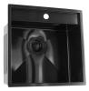 Pure.Sink Luxion PVD Black sink 51x50 cm Tapwing with tap hole PLX5150T-63