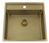 Pure.Sink Luxion Gold sink 51x50 cm Tapwing with tap hole PLX5150T-60
