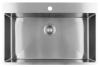 Pure.Sink Luxion Large stainless steel sink 78x50 cm Tapwing with tap hole PLX7850T-02