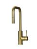 Pure.Sink Luxion Gold square kitchen faucet with pull-out spout PLXSQUA-60