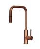 Pure.Sink Luxion Copper kitchen faucet square with pull-out spout PLXSQUA-62