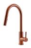 Pure.Sink Elite Steel Stream-S kitchen faucet PVD copper with pull-out spout PS8045-62