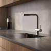 Pure.Sink Elite Steel Pulse-S Stainless Steel Kitchen Faucet with Pull-Out Spout PS8500-02