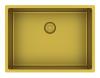Pure.Sink Exclusivo Gold sink 55x40 cm 10mm radius undermount, flush mount, and top mount PEX5540-60