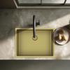 Pure.Sink Exclusivo Gold sink 55x40 cm 10mm radius undermount, flush mount, and top mount PEX5540-60