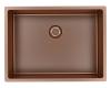 Pure.Sink Exclusivo Copper sink 55x40 cm 10mm radius undermount, flush mount, and top mount PEX5540-62
