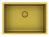 Pure.Sink Exclusivo Special 35 cm long gold sink 50 x 35 cm 10 mm radius PEX5035-60