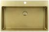 Pure.Sink Exclusivo Golden Large Sink 75x40cm Tapwing with Tap Hole PEX7540T-60