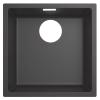 Pure.Sink Fibre Composite Intense Black Sink 40x40cm Undermount and Top Mount FBR40-31