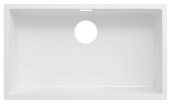 Pure.Sink Fibre Composite Pure White Sink 70x40cm Undermount and Overmount FBR70-32