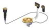 Pure.Sink Universal Gold Drain Set including push-button waste with plug, plus rectangular and round overflow WSTAUT-60