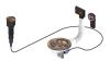 Pure.Sink Universal Copper Drain Set including push-button waste with plug, plus rectangular and round overflow WSTAUT-62