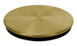 Pure.Sink Universal Drain cover, basket plug cap, gold-colored, rounded lid for drain hole WSTCOV-60