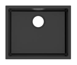 Pure.Sink Eternal Quartz Black Sink 50x40 cm Under-mount and Over-mount PEG5040-31