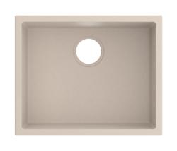 Pure.Sink Eternal Quartz Beige Sink 50x40 cm, Flush-Mount and Under-Mount PEG5040F-38