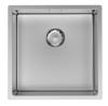 Pure.Sink Comfort Stainless steel sink, 40x40 cm, 10 mm radius, undermount, flush-mount, and top-mount, PCM4040-02