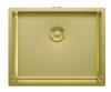 Pure.Sink Comfort PVD Gold Sink 50x40 cm, 10 mm radius, undermount, flush-mount, and top-mount PCM5040-60