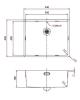 Pure.Sink Comfort PVD Gold Sink 50x40 cm, 10 mm radius, undermount, flush-mount, and top-mount PCM5040-60