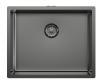 Pure.Sink Comfort PVD Gunmetal sink, 50x40 cm, 10 mm radius, undermount, flush-mount, and top-mount, PCM5040-61