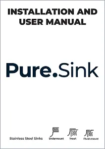 Stainless Steel Sink Installation Manual