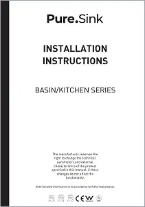 Fibre Sink Installation Manual