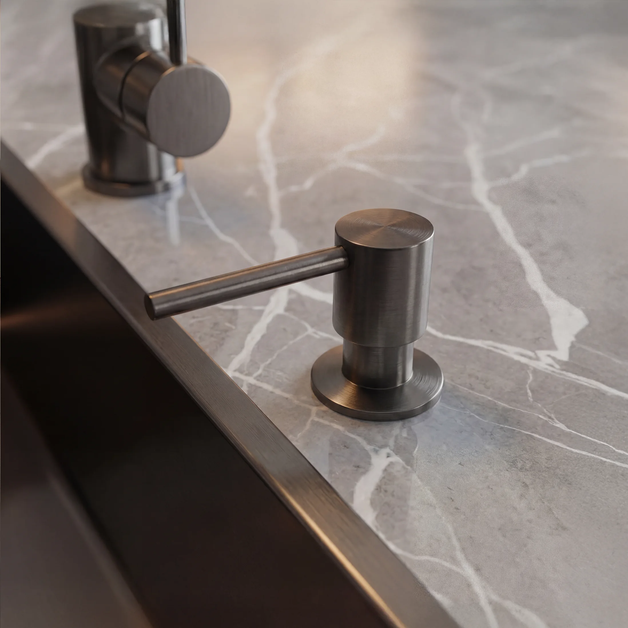 Kitchen soap dispenser